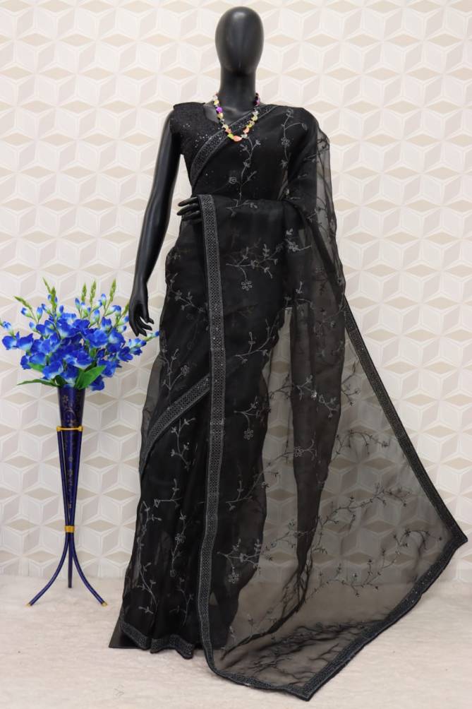 Radhika 275 Fancy Stylish Party Wear Organza Silk Saree Collection